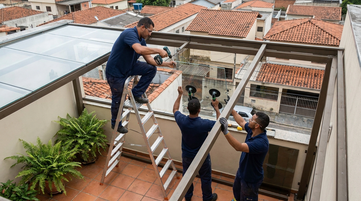 Cobertura de Vidro em Teresina‑PI