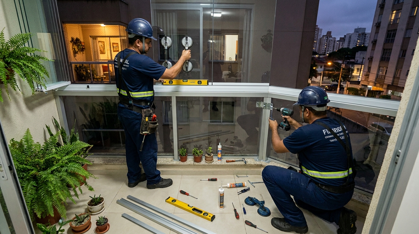 Parede de Vidro em Teresina‑PI